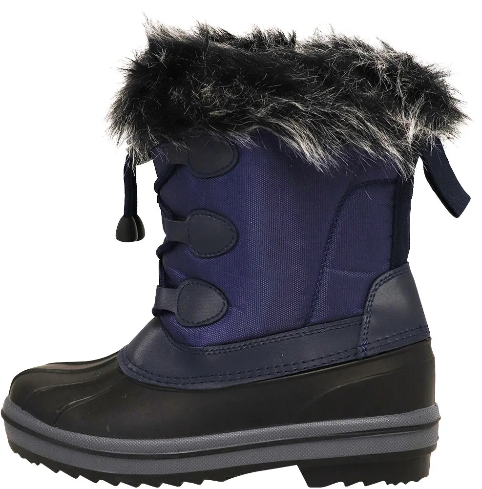 Norty Lightweight Fleece Lined Snow Boots for Toddler Boy's Girl's Unisex