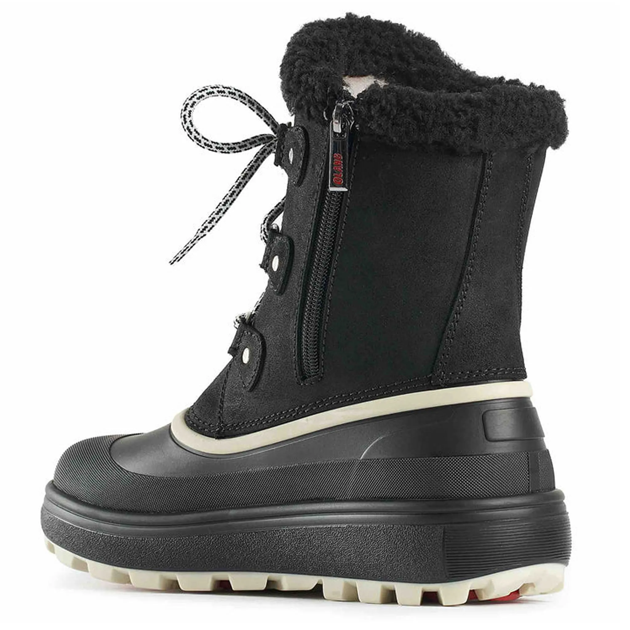 Olang Portland Womens Winter Thermal OC Ice Grip Boot Black