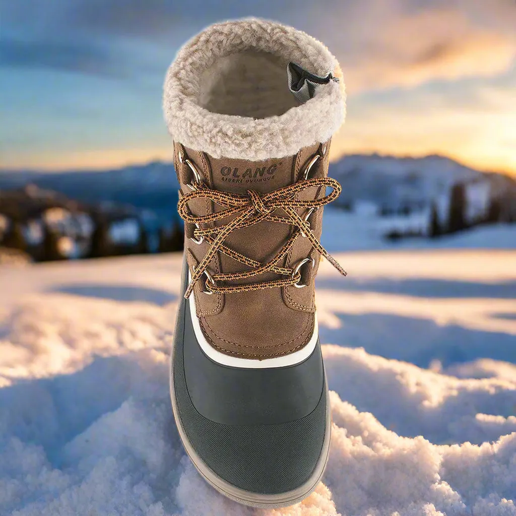 Olang Portland Womens Winter Thermal OC Ice Grip Boot Cinnamon