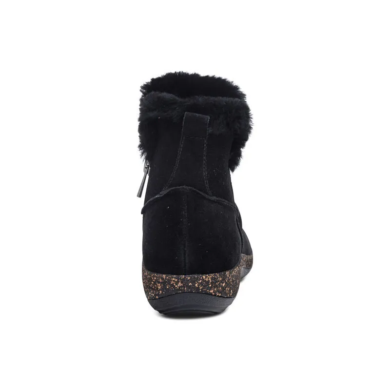 Remi Cozy Ankle Boot in Black