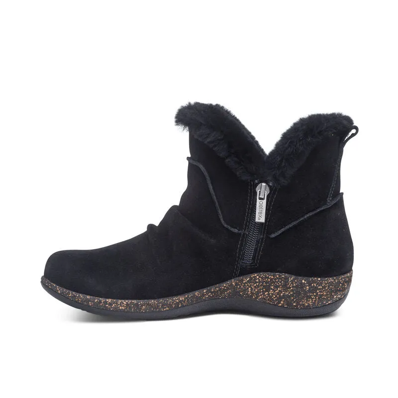 Remi Cozy Ankle Boot in Black