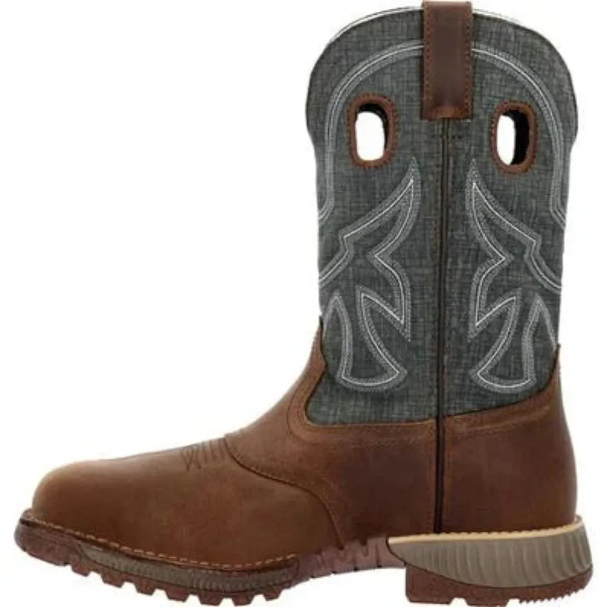 Rocky Hi Wire Men's Waterproof Western Boots Rkw0426 In Brown