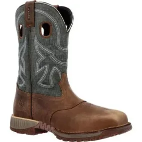 Rocky Hi Wire Men's Waterproof Western Boots Rkw0426 In Brown