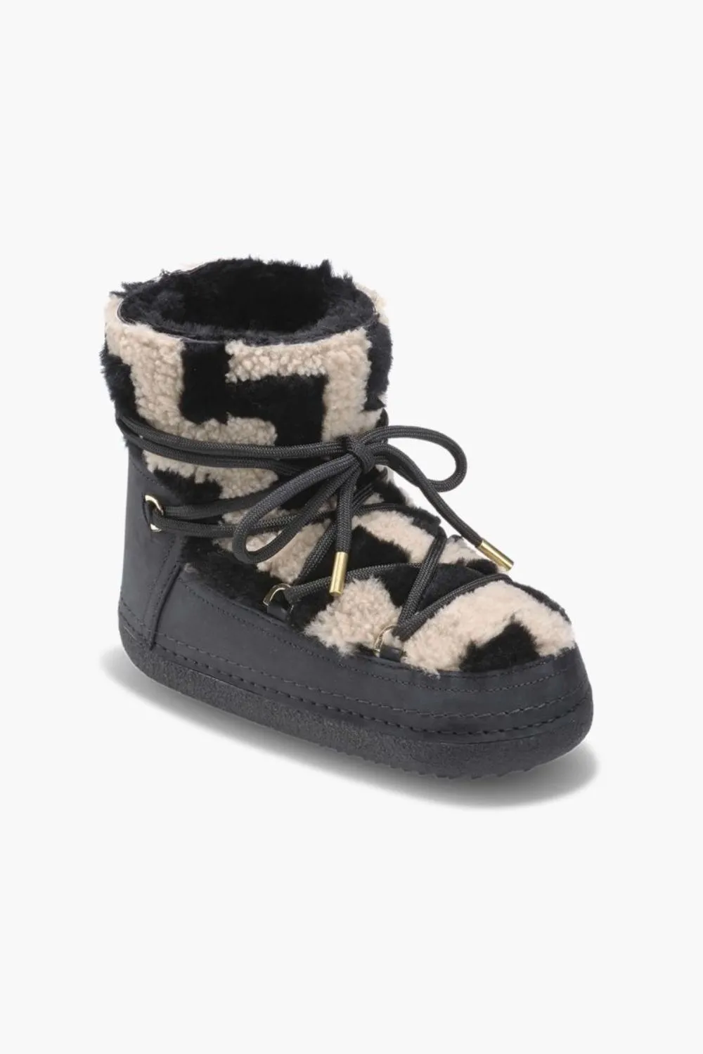 Shearling Zigzag Boots