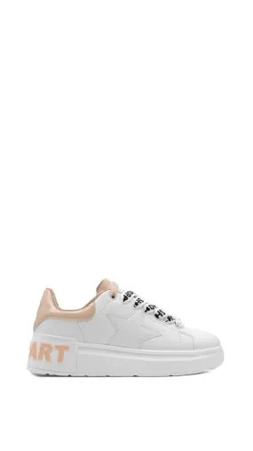 Shop Art donna scarpa sneakers Kim SASS240702 OFF WHITE/ NUDE