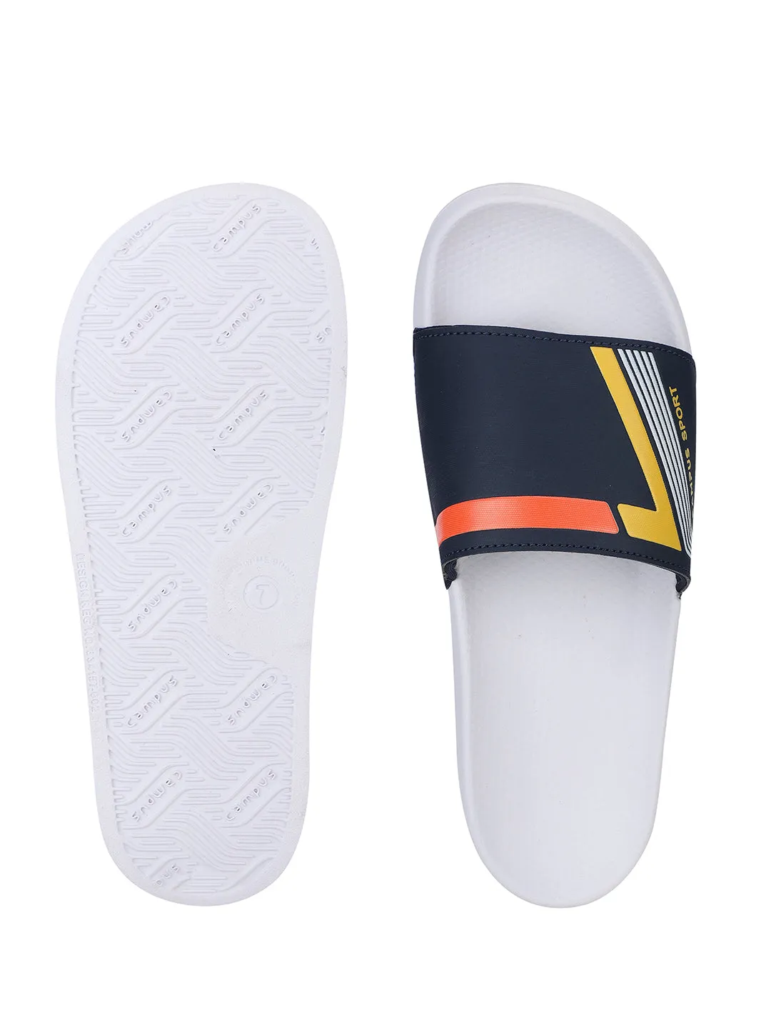SL-439 Blue Men's Slides