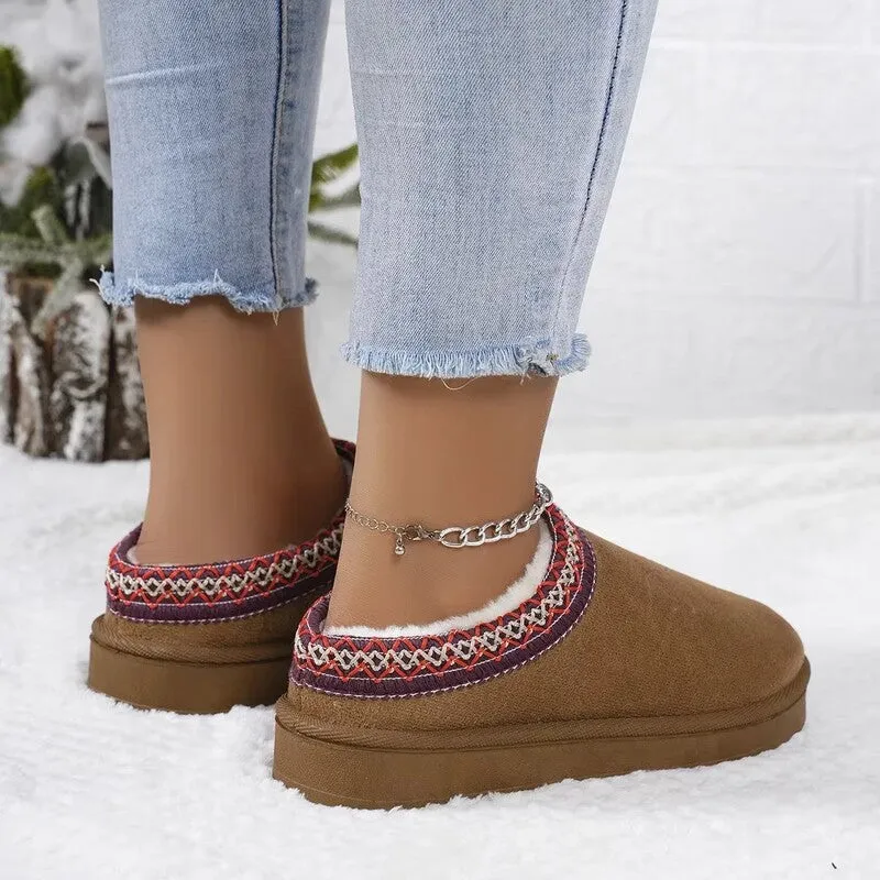 Snow Glow Slippers: Cozy Radiance