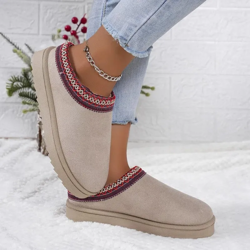Snow Glow Slippers: Cozy Radiance