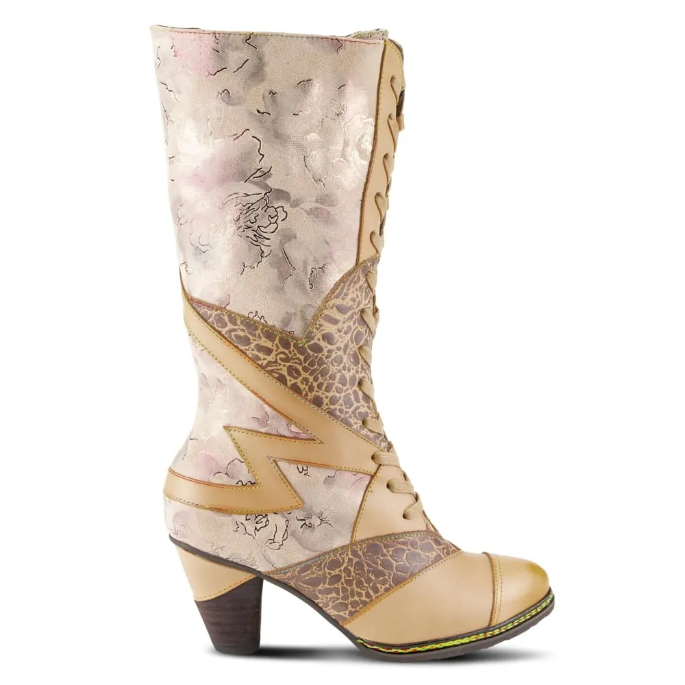 Spring Step Shoes L'Artiste Malagie Croco Women's Unique Hand Painted Leather Boots