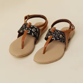 Srinagar Garden T Strap Sandal