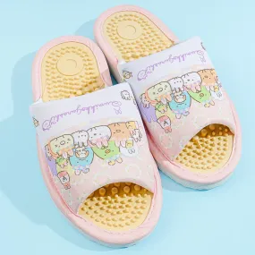 Sumikko Gurashi Spring Bunnies Accupressure Slippers -  Light Pink