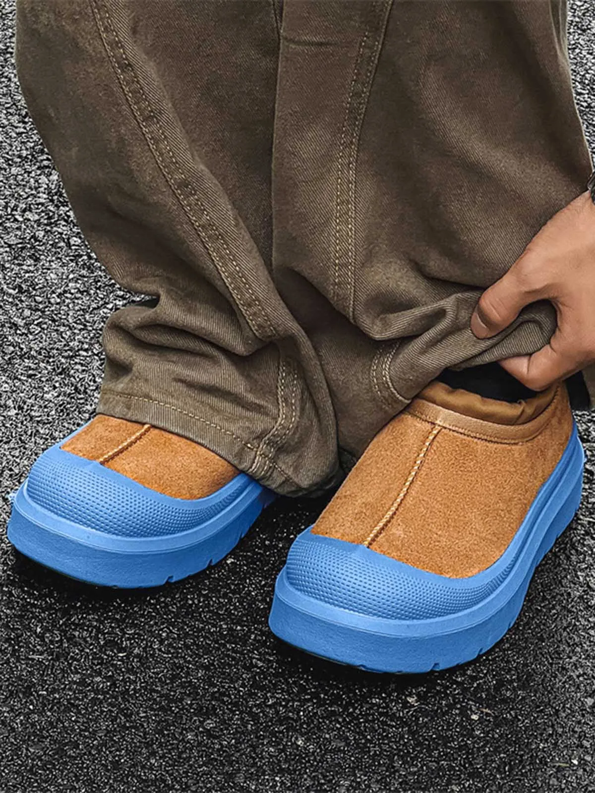 Thick-soled Fleece Fur Snow Boots