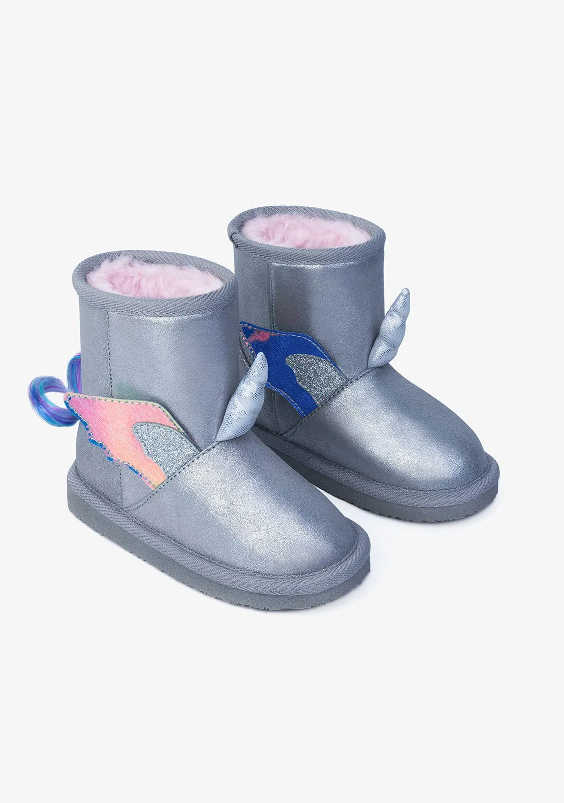 Unicorn Silver Australian Boots
