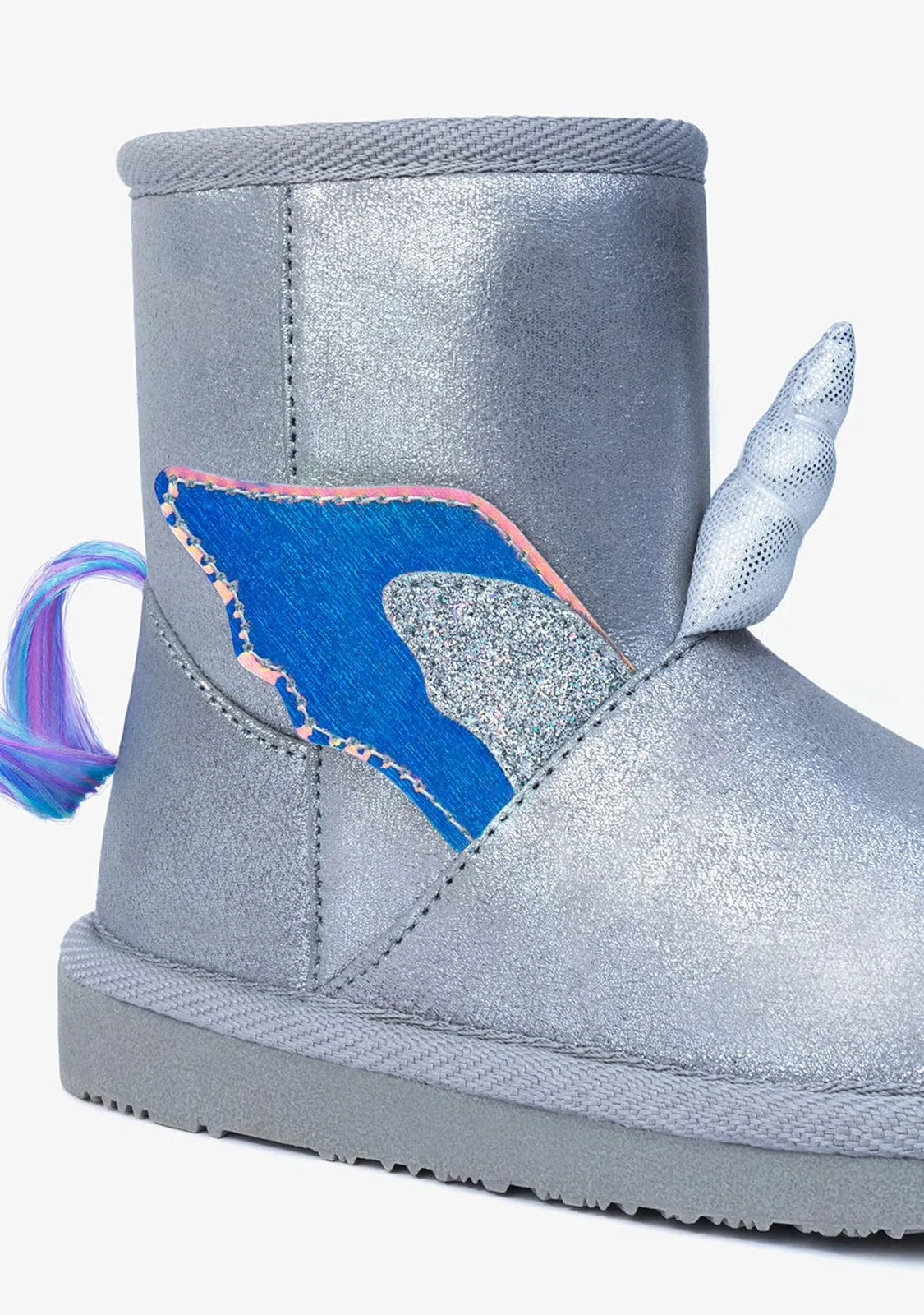 Unicorn Silver Australian Boots