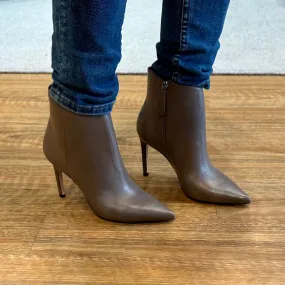 Vicenza Milena Heeled Ankle Boots Taupe