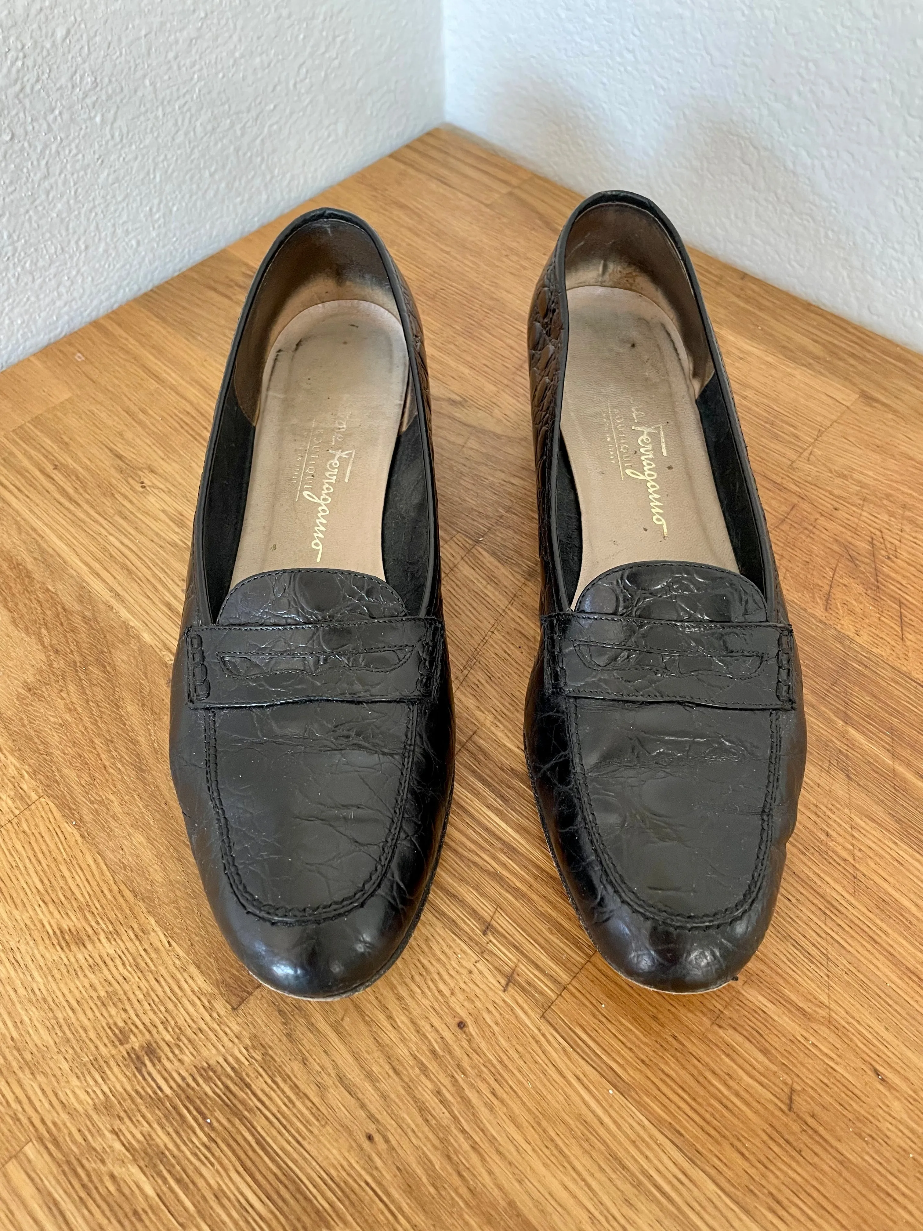 Vintage Ferragamo Loafers