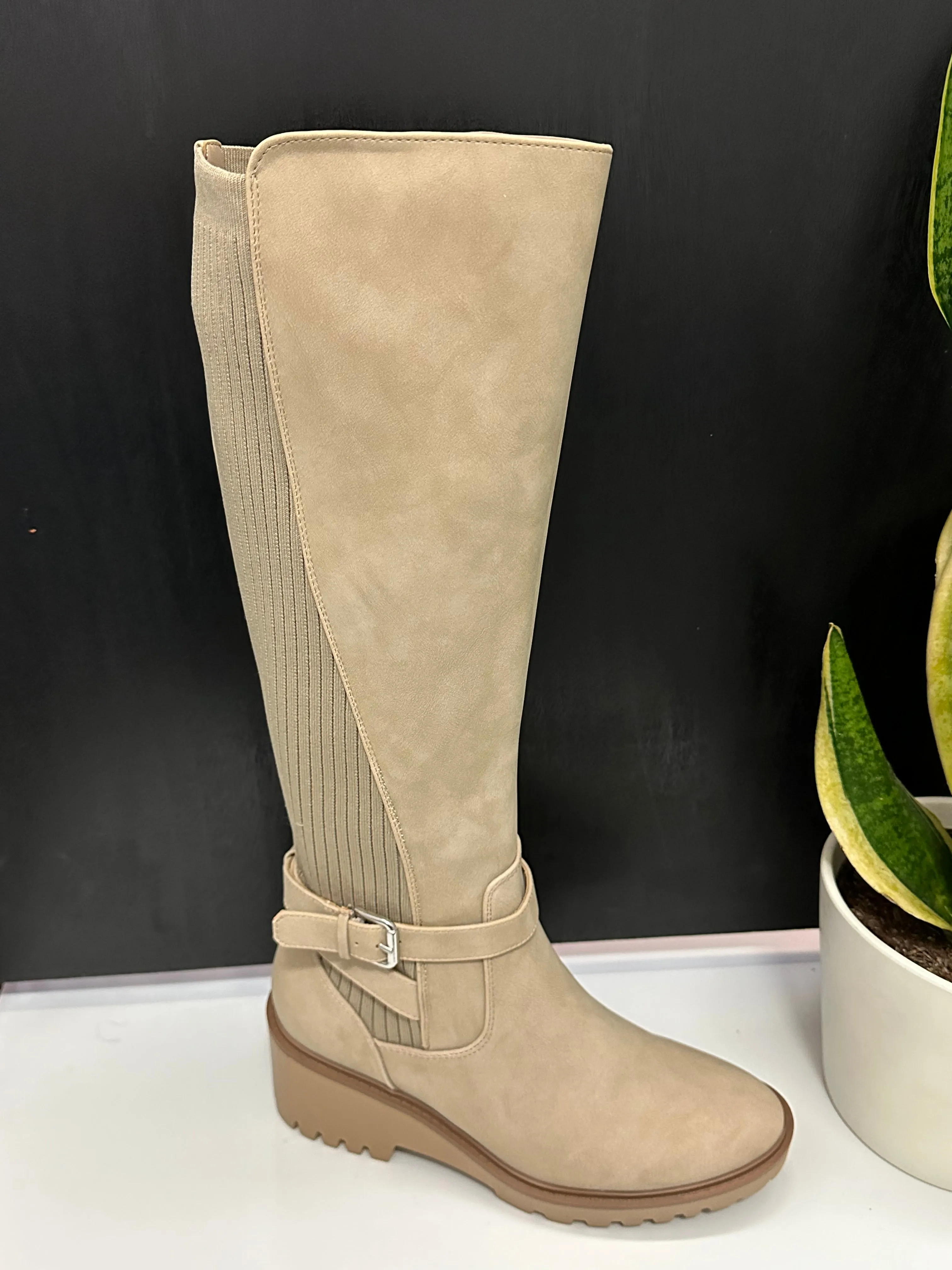 Women Boots/Beige-Zone